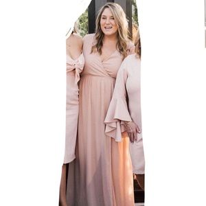 Lulu’s Maxi Dress. Blush Pink. Size XL.